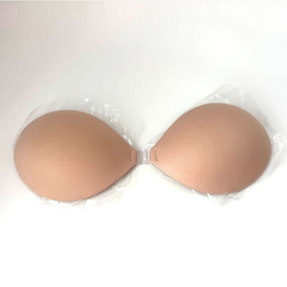 BOOMBA Magic Padded Sticky Bra Beige Size AA Adhesive Strapless Backless